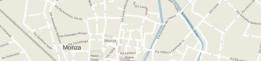 Mappa della impresa istituto y manzoni a MONZA