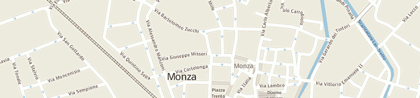 Mappa della impresa gerardi vincenzo a MONZA