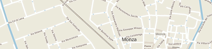 Mappa della impresa immobilmilano srl a MONZA