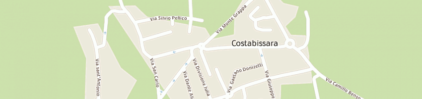 Mappa della impresa marcadet a COSTABISSARA