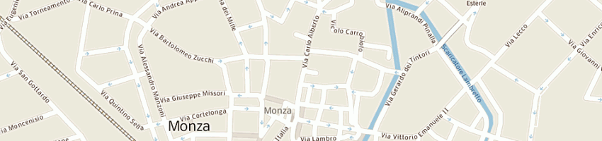 Mappa della impresa interpop srl a MONZA