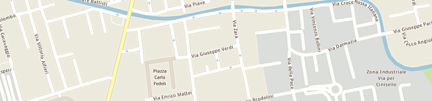 Mappa della impresa padovani mirco a NOVA MILANESE