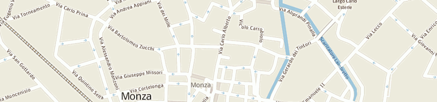 Mappa della impresa paisi livio a MONZA