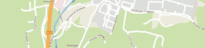 Mappa della impresa punto ram snc di silvana perchini e c a MUGGIA
