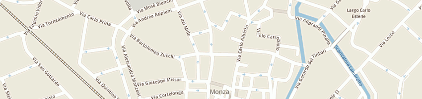 Mappa della impresa bar monza di tato' luigi a MONZA