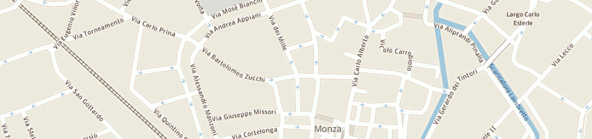 Mappa della impresa vismara (sas) a MONZA