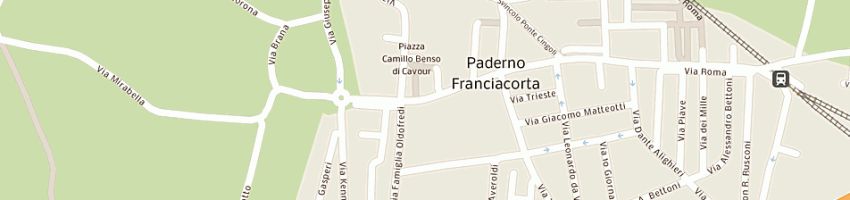 Mappa della impresa pizzeria mare blu snc di contaldo e bomi a PADERNO FRANCIACORTA