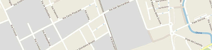 Mappa della impresa viso sas di viviani danilo e c a MILANO