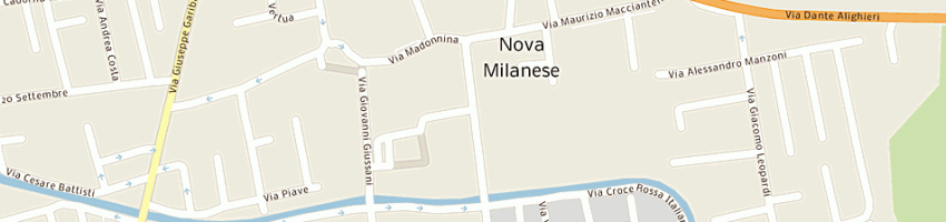 Mappa della impresa ponti santino a NOVA MILANESE