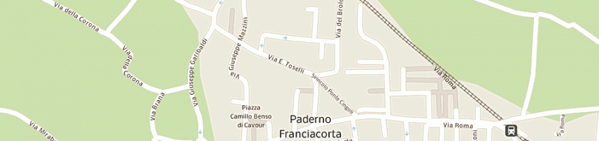 Mappa della impresa municipio a PADERNO FRANCIACORTA