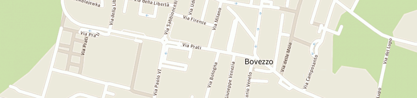 Mappa della impresa poste italiane a BOVEZZO