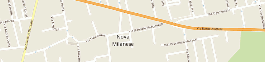 Mappa della impresa discoteca coscot di mineo a NOVA MILANESE