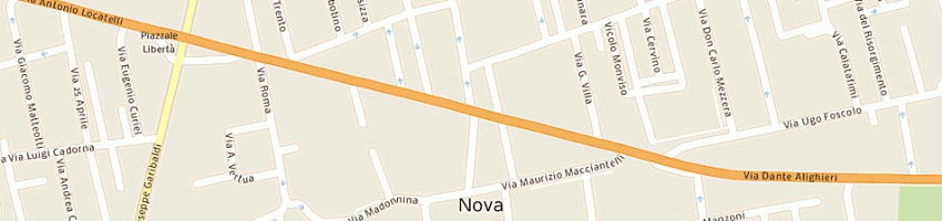Mappa della impresa mariani liliana ivana a NOVA MILANESE