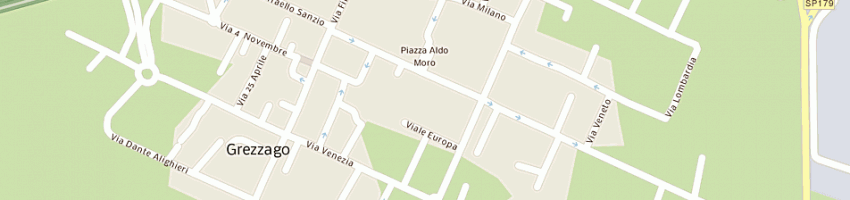 Mappa della impresa borgo palazzo caffe' sdf a GREZZAGO