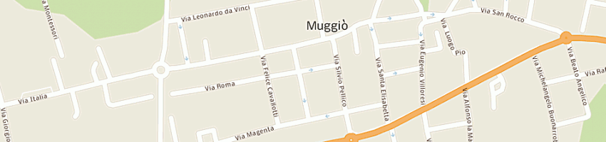 Mappa della impresa mariani maurizio a MUGGIO 