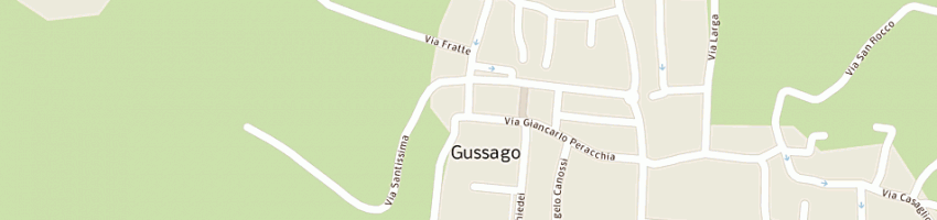 Mappa della impresa pizzeria d'asporto la piazzetta a GUSSAGO