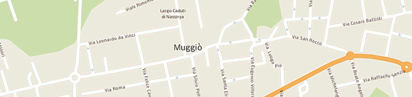 Mappa della impresa casiraghi adalberto a MUGGIO 