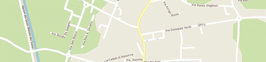 Mappa della impresa ristorante locanda aurilia a LOREGGIA