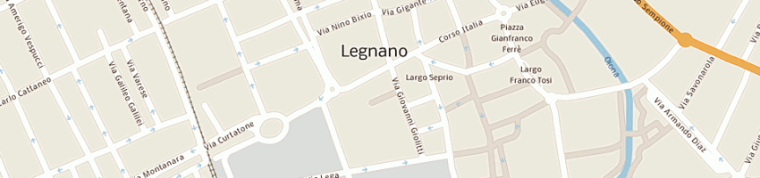 Mappa della impresa landini calzature srl a LEGNANO