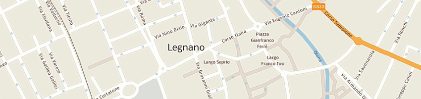 Mappa della impresa plana srl a LEGNANO