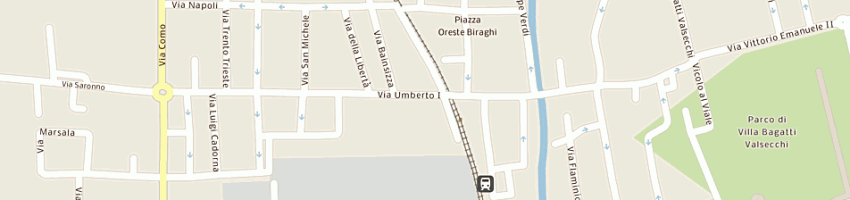Mappa della impresa pasticceria bar pertusini di fabbri morena a VAREDO
