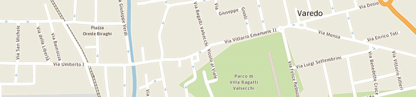 Mappa della impresa municipio a VAREDO