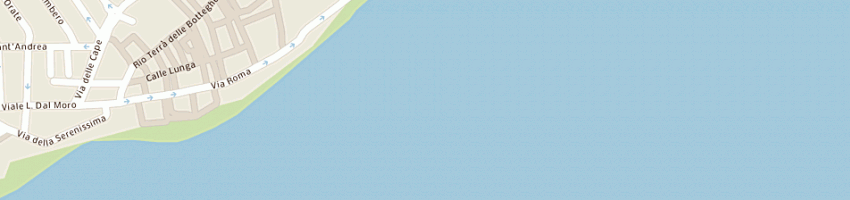 Mappa della impresa coop ittica caorlese scarl a CAORLE
