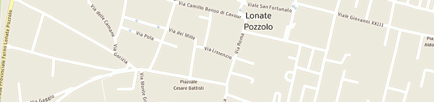 Mappa della impresa estetica new line center a LONATE POZZOLO