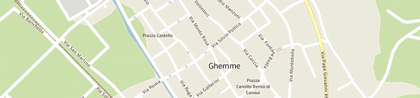 Mappa della impresa municipio a GHEMME