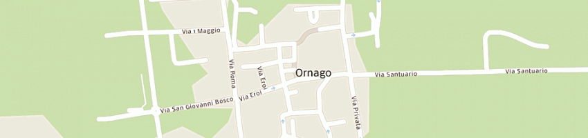 Mappa della impresa municipio a ORNAGO