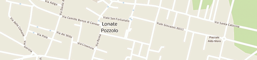 Mappa della impresa poste italiane spa a LONATE POZZOLO