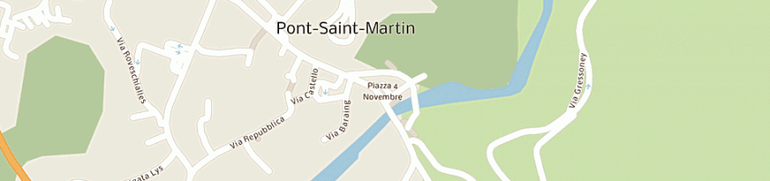Mappa della impresa albergo ponte romano di astra (snc) a PONT SAINT MARTIN