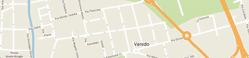 Mappa della impresa muzzin mario a VAREDO