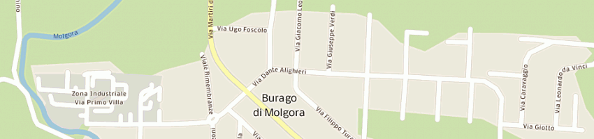 Mappa della impresa sei srl a BURAGO DI MOLGORA
