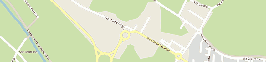 Mappa della impresa trattoria vittoria di valente daniela a CORNEDO VICENTINO