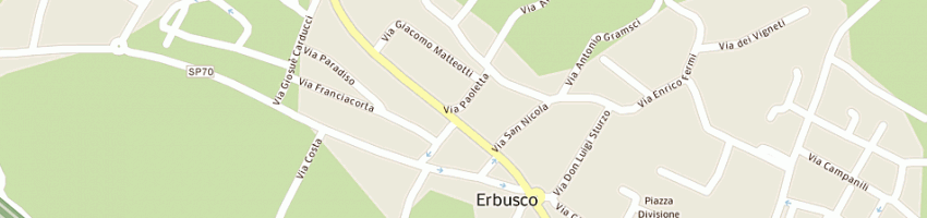 Mappa della impresa turra maurizio a ERBUSCO