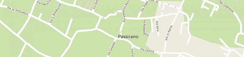 Mappa della impresa magagna sergio a PASSIRANO