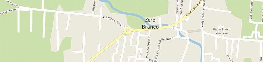 Mappa della impresa errevi di reato vittoria e vettori giuliano snc a ZERO BRANCO