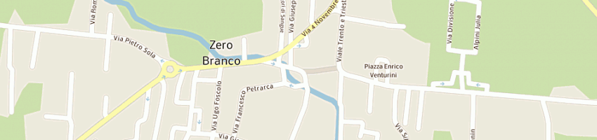Mappa della impresa pro loco a ZERO BRANCO