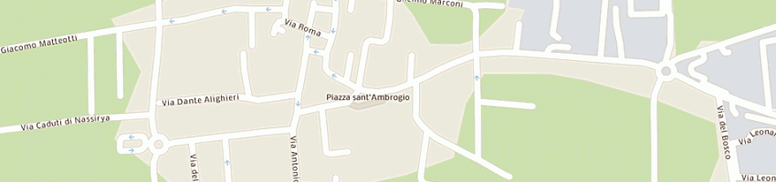 Mappa della impresa scuola materna parrocchiale ssambrogio e carlo a RONCELLO