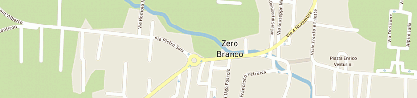 Mappa della impresa white arts di berton anna a ZERO BRANCO