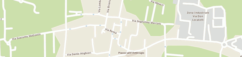 Mappa della impresa giani luigi a RONCELLO