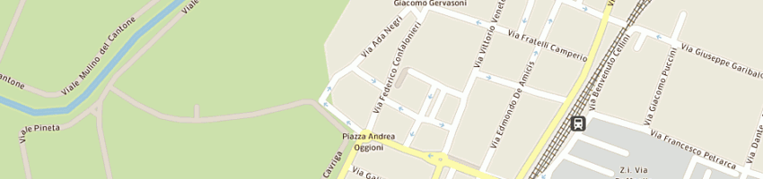 Mappa della impresa pizzeria da asporto i gemelli a VILLASANTA
