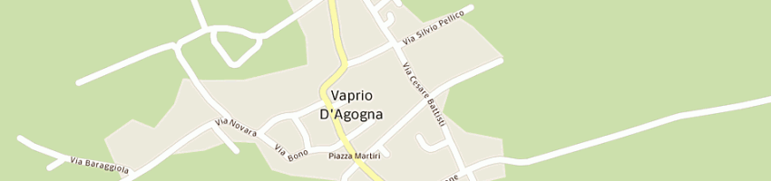 Mappa della impresa favini giampiero a VAPRIO D AGOGNA