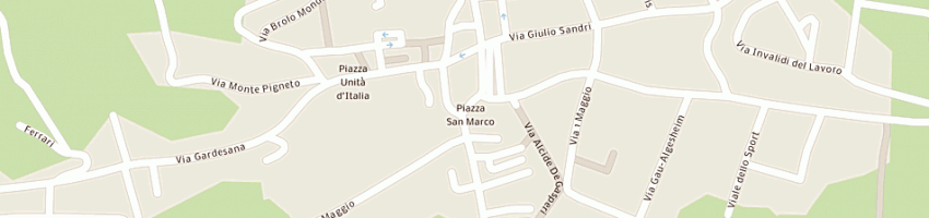 Mappa della impresa piazzetta san marco snc a CAPRINO VERONESE