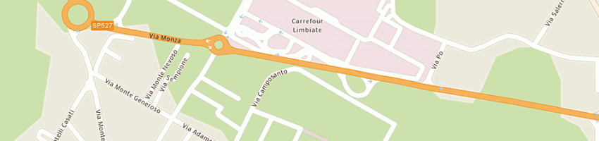 Mappa della impresa comune di limbiate a LIMBIATE
