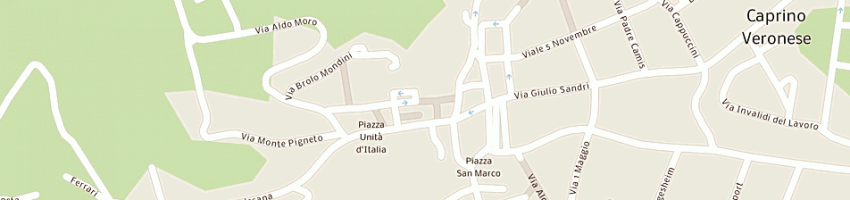 Mappa della impresa pizzeria athena a CAPRINO VERONESE