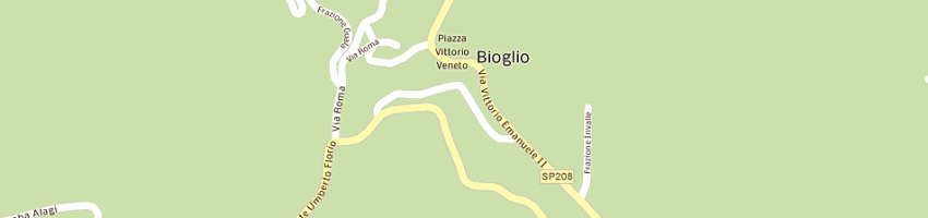 Mappa della impresa trattoria bosco e riviera di guala giuseppe a BIOGLIO