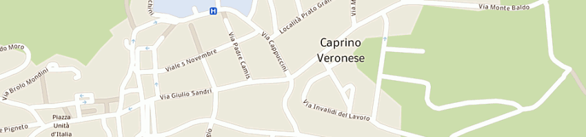 Mappa della impresa associazione cristiana testimoni di geova del baldo a CAPRINO VERONESE
