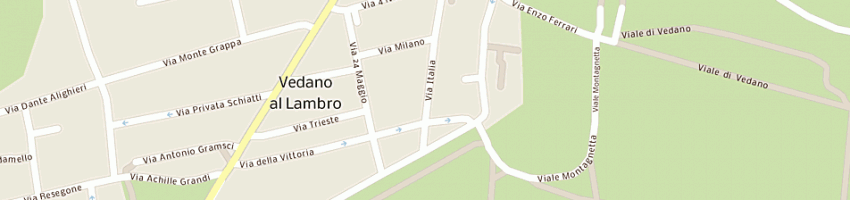 Mappa della impresa bergamasca rappresentanze (snc) a VEDANO AL LAMBRO